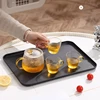 Heavy-Duty Black Rectangular Serving Tray - Non-Slip Surface, Commercial Grade for Restaurants, Hotels, Cafes & Fast Food 6