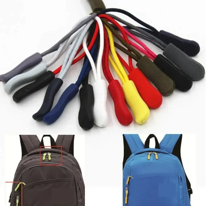 50/20/10 stücke Neue Zipper Pull Puller Ende Fit Seil Tag Ersatz Clip Gebrochene Schnalle Fixer Zip Cord tab Reisetasche Koffer Zelt – Detail 5