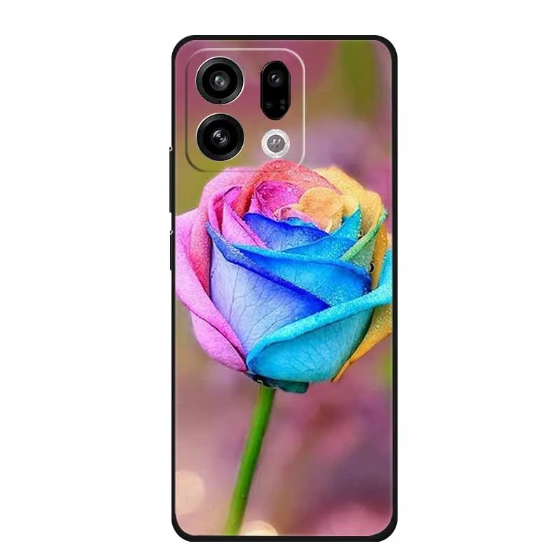 Sleek Black Silicone Soft Back Phone Case