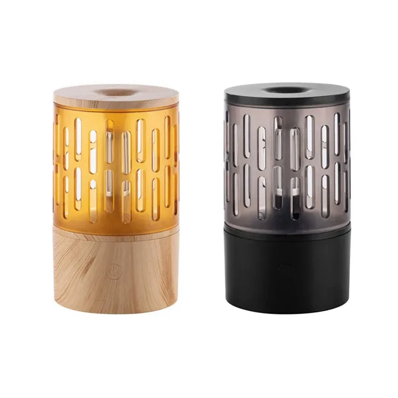 Flame Aromatherapy Machine Small Home Bedroom Silent Candlelight Atmosphere Light Aromatherapy Humidifier Diffuser