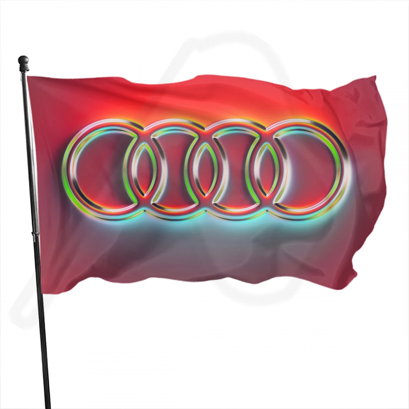 Car Logo With Flags