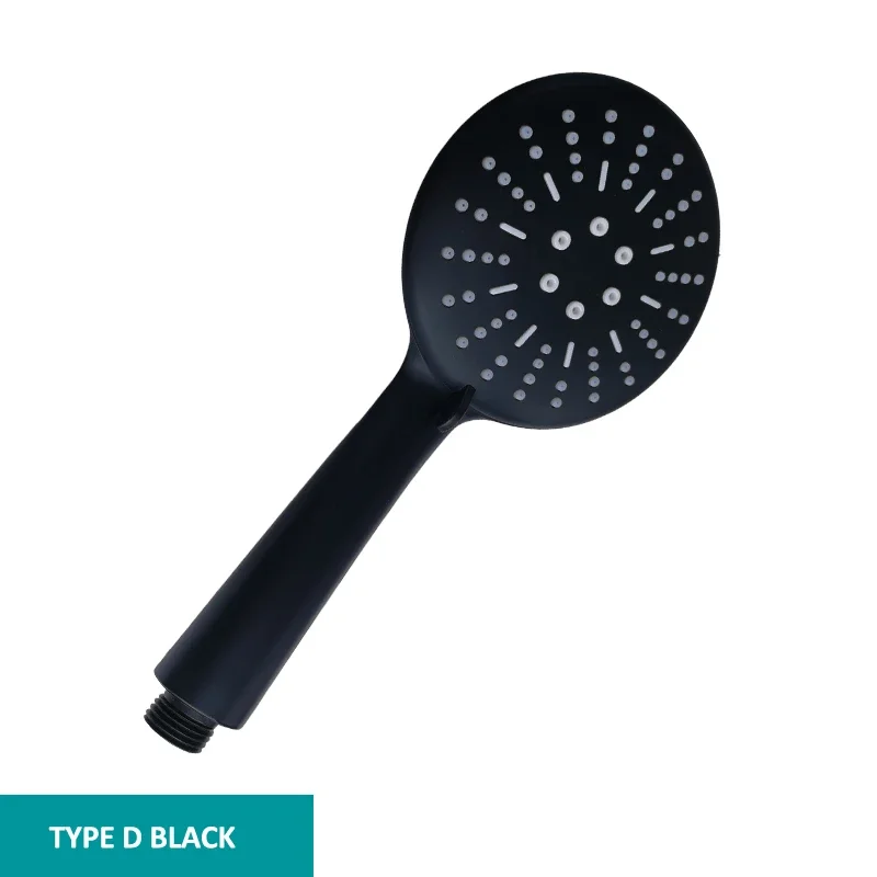 Shower Head 3 Function ABS Hand Held Shower Head High Pressure Rain Sprayer Set Wall Mount Slide Bar with Hook and Bracket