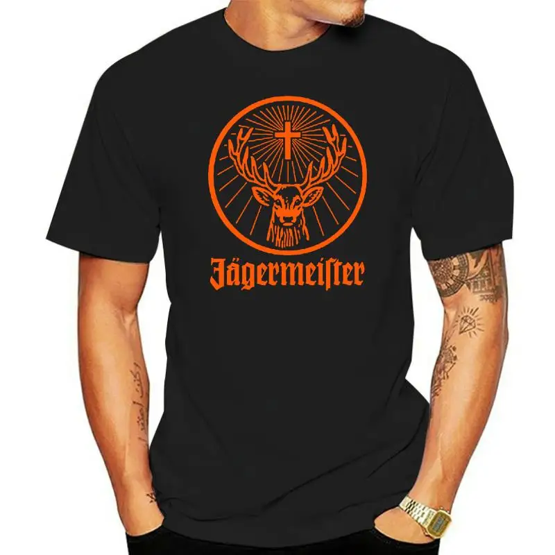 

Jagermeister немецкий логотип черная футболка унисекс