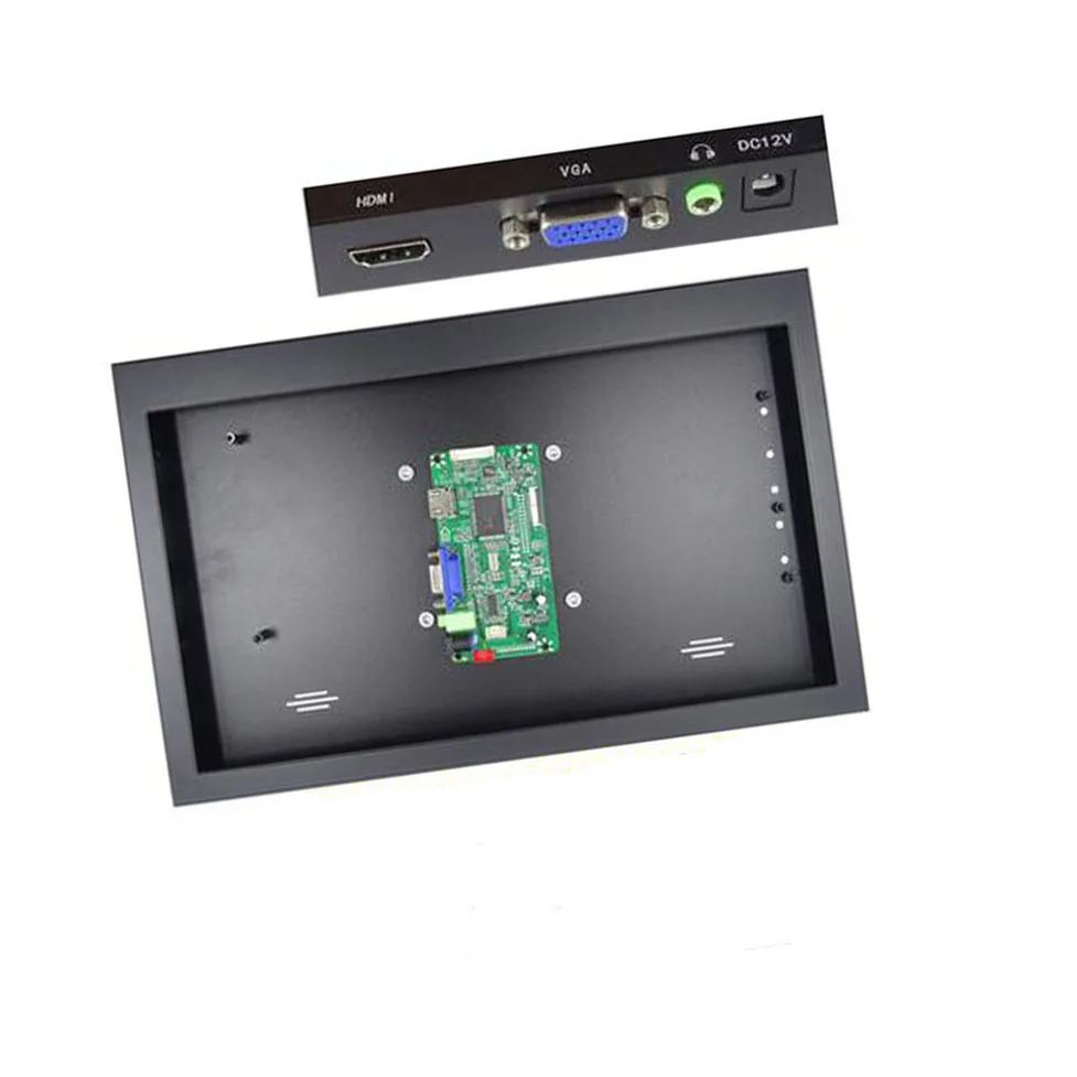 Плата контроллера 58C EDP VGA HDMI-совместимая + задняя крышка из металлического сплава