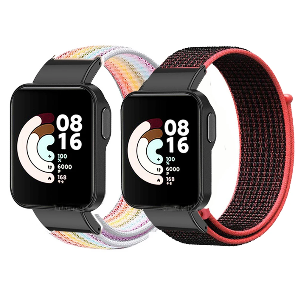 

Новые Нейлоновые браслеты для Xiaomi Mi Watch Lite Redmi Watch 3 2 Lite, сменный браслет на запястье Redmi Watch 2 Lite, бампер, ремешок