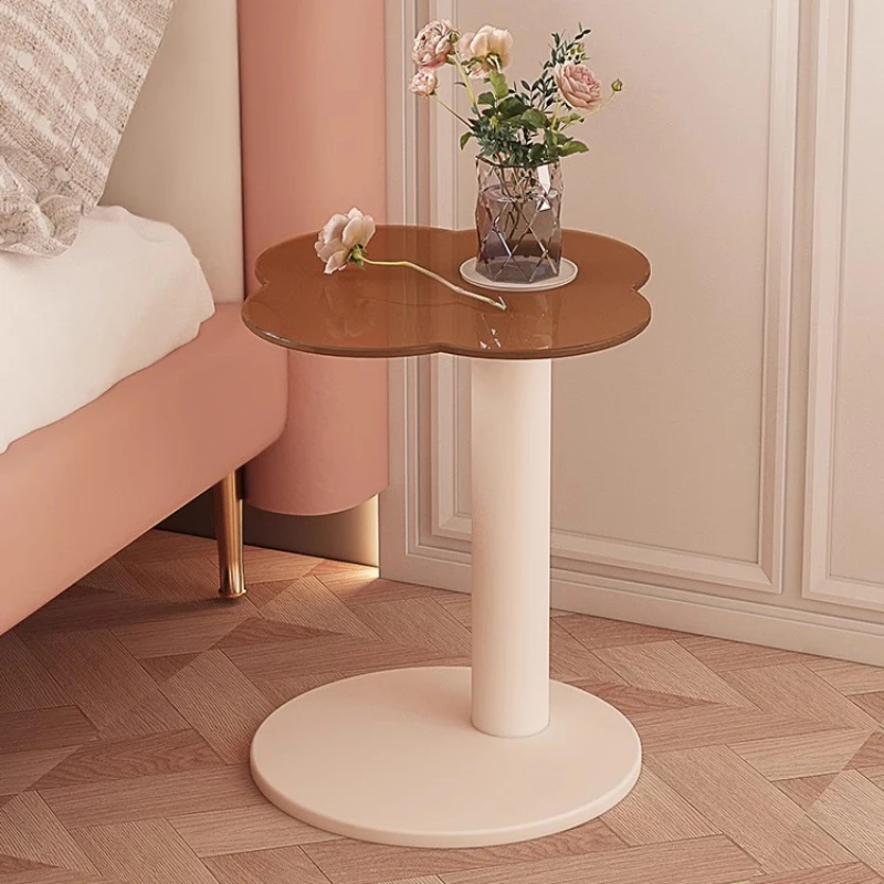 

Glass Modern Coffee Table Side Nordic Corner Living Room Mobile Table Salon Dining Tavolino Da Salotto Unique Furniture CY50CT