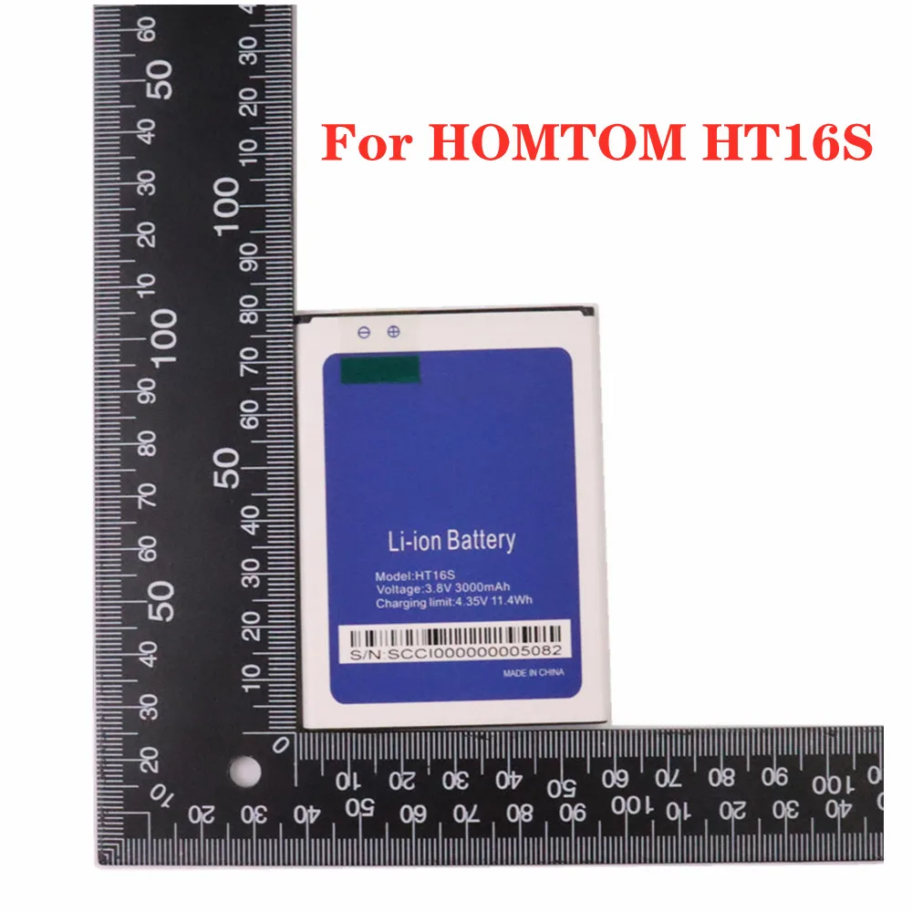 

Сменный аккумулятор HT16S для смартфона HOMTOM HT16S HT16 Pro HT16Pro, литий-ионный аккумулятор 3000 мАч