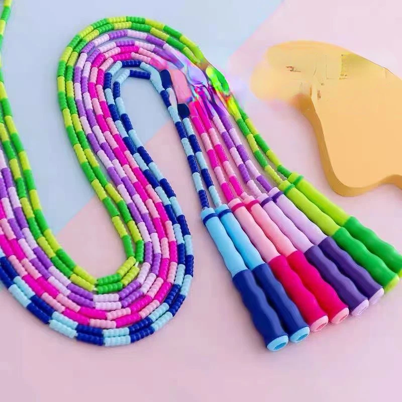 Skipping Jump Rope Beads Rope Jumping Fitness Child Adjustable