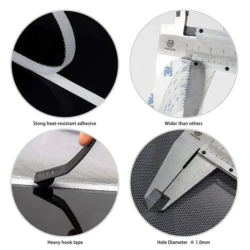 Window Screen Curtain DIY Self-Adhesive Indoor Insect Fly Mosquito Netting Door Anti Bug Mesh