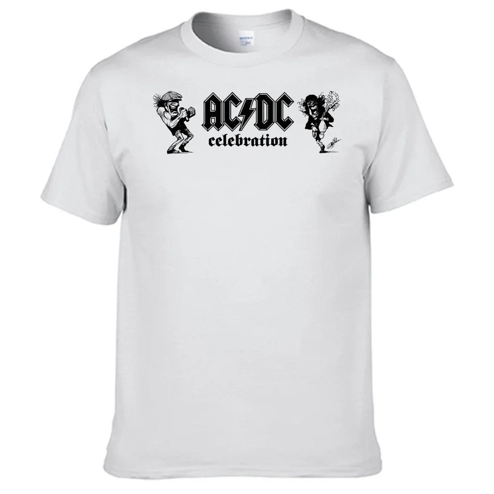 남녀공용 AC DC 티셔츠, 100% 코튼 티셔츠, N06