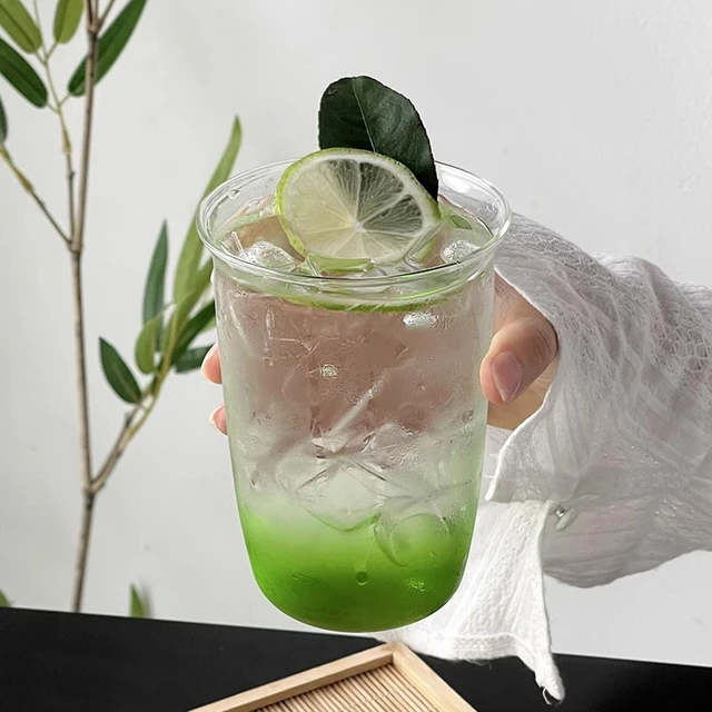 Aesthetic Cold Coffee Glass Cup 4