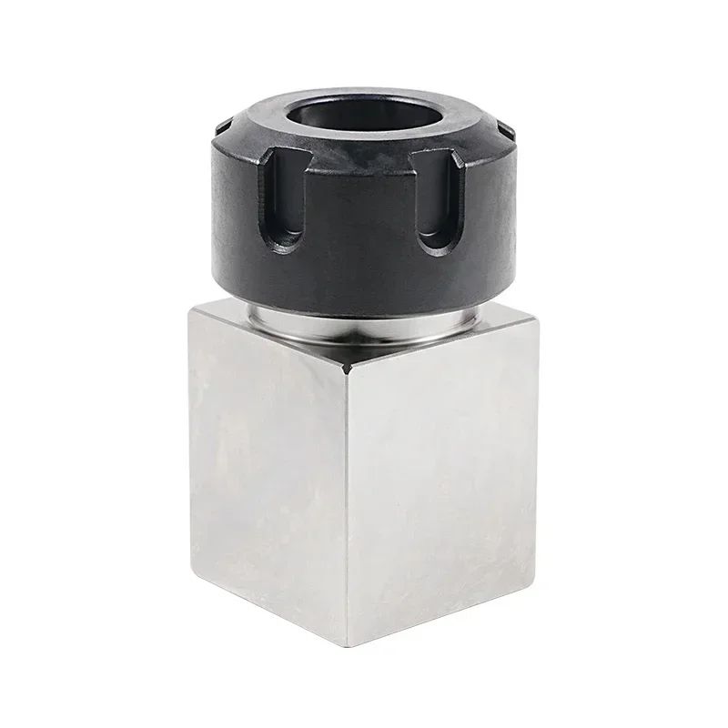 Spring collet collet block holder ER square hex collet block ER/25/32/40 block chuck holder workholding holder for CNC lathe engraving machine
