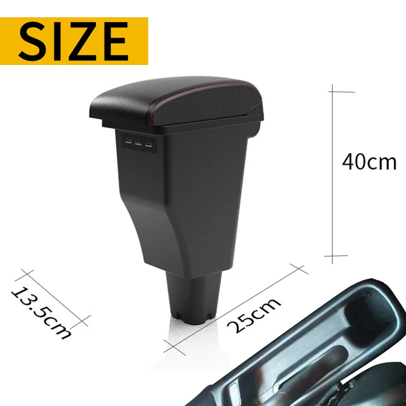 مسند ذراع صندوقي لسيارة كيا بيكانتو، قطع داخلية لل...