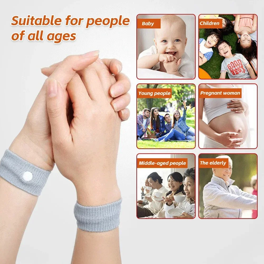 New 1 Pair Prevent Dizziness And Stop Vomiting Wrist Guards Acupoint Pressing Outdoor Sports Wristband For Car And Boat Travel