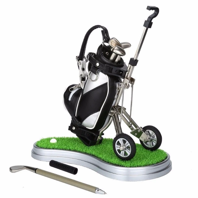 Desk Caddie, Desktop Golf Bag Pen Holder