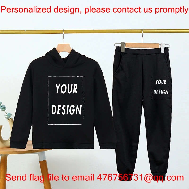 Kinder Mode 2 stücke Pullover Hoodie + Hosen Anzüge 1-8Y Jahre Jungen Mädchen Casual Langarm Sportswear Trainingsanzüge Kinder kleidung