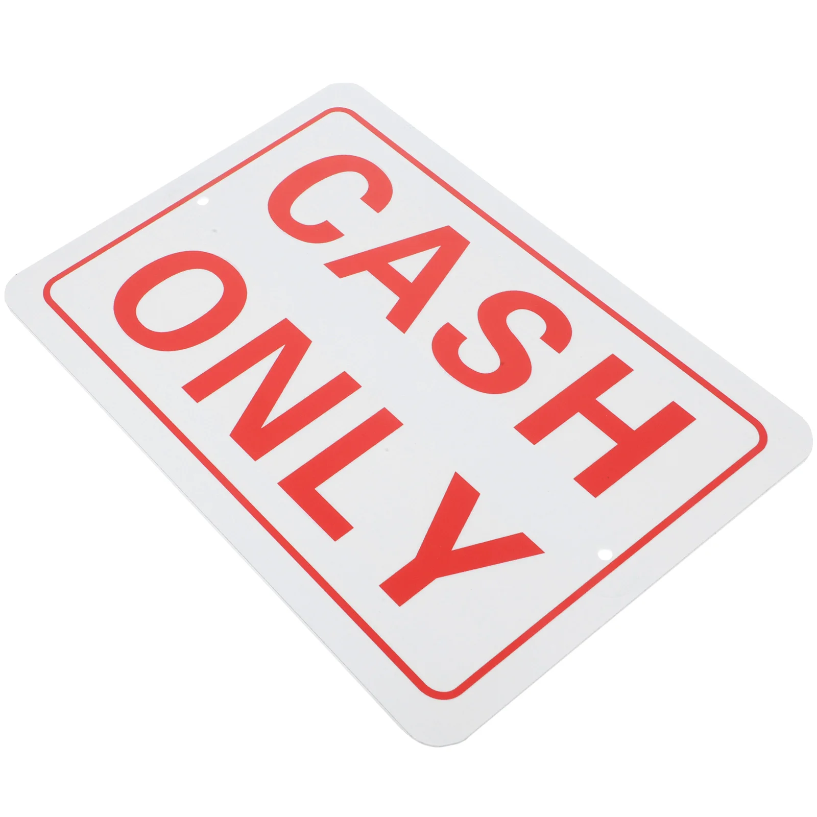 

Cash Sign No Checks Accepted Business Cashier Only for Credit Card Wall Shop Emblems