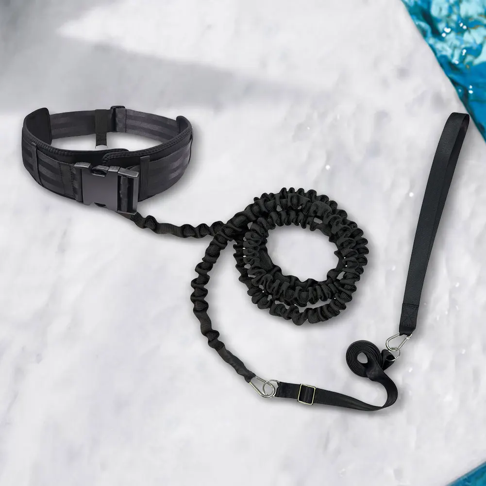 1pc Swimming Training Belt Stationary Swimming Aquatic Resistance Belt Pool Swim Trainer Belt Harness for Swimming Accessories