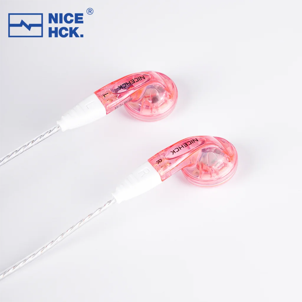 NiceHCK YDX Microphone Earphone 14.8mm Driver HiFi Headset IEM 0.78mm 2Pin Detachable Cable Calling Meeting Gaming Earbud 3