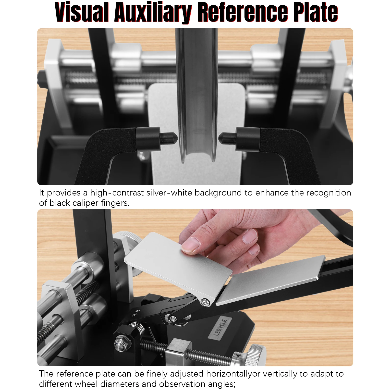 Bicycle Wheel Truing Stand with Precision Dial Indicators Bicycle Wheel Repair Tool Kit for Wheel Alignment and Disc Rotor Check