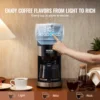 VEVOR 8-12 Cups Coffee Maker with Grinder Grind and Brew Coffee Maker &Adjustable Grinding Coarseness for Home Office Restaurant 4