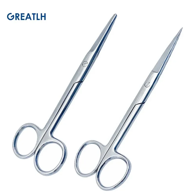 Orthopedic Surgical Scissors Straight Scissors Stainless Steel Orthopedic Veterinary Instrument Round/Point Head pet 1pcs veterinary surgical instruments orthopedic instruments orthopedic cerclage wire orthopedic retractor
