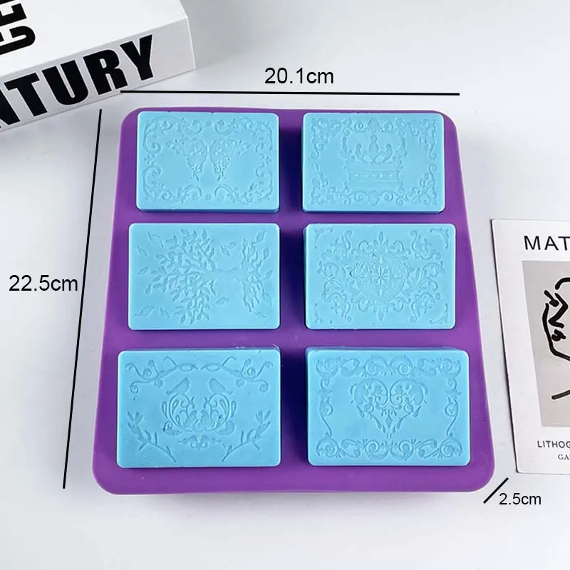 Life Tree Rectangle Silicone Soap Mold Craft Molds DIY Handmade Soap Mould