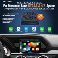 AUTOTOP Wireless CarPlay Android Auto for Mercedes Benz A B C E CLA GLA GLK ML Sprinter NTG4.5 Becker Module Navigation 1