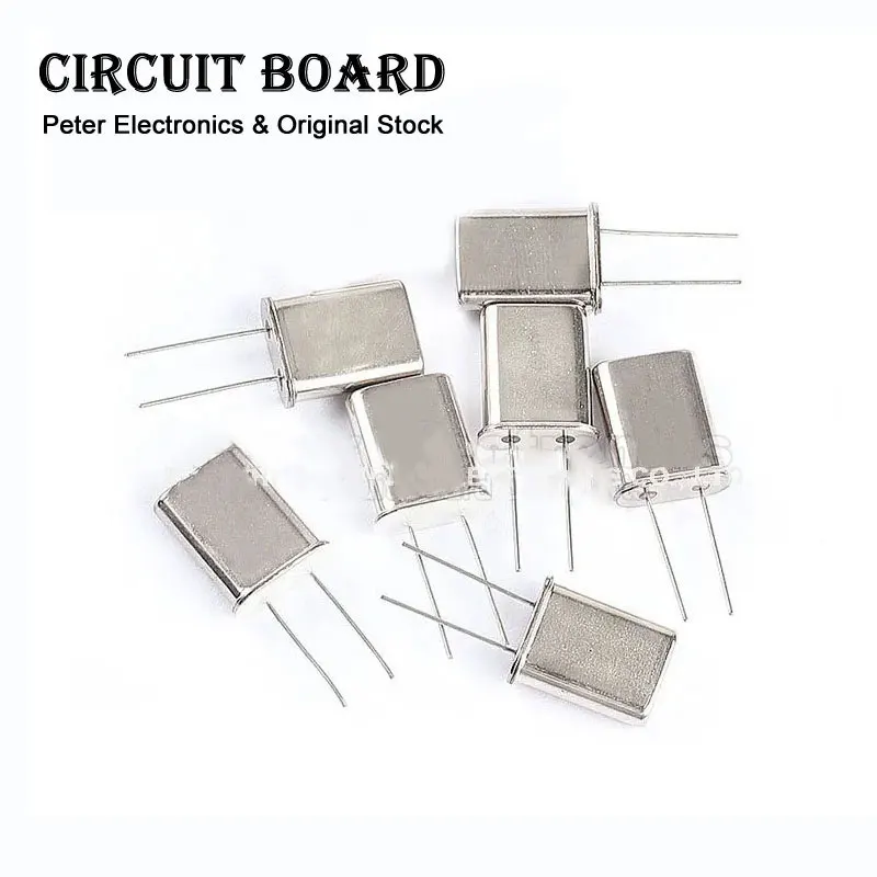 5PCS Crystal Oscillator 2.4576M Dip 2pin 2.4576MHz HC-49U Quartz Crystal Passive Oscillator