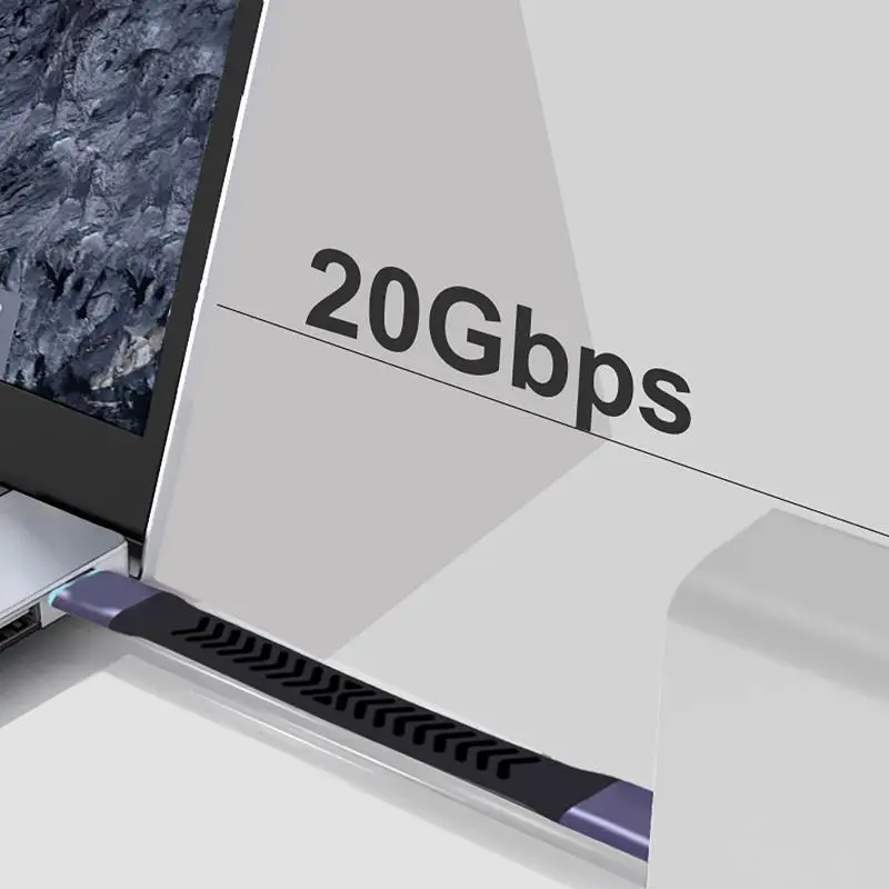 High-Speed USB 3.2 Type-C Cable, 20Gbps Fast Charging, 10CM Length