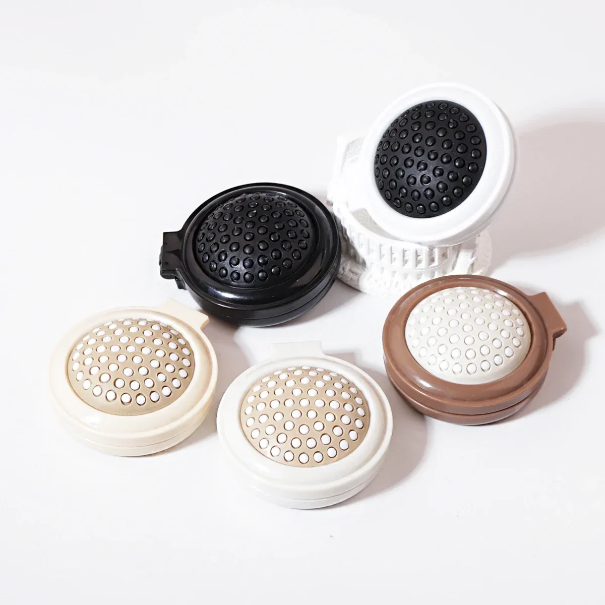 Travel Hair Brush with Mirror – Mini Folding Scalp Massage Comb, Anti-Static Styling Tool for Wigs & Real Hair