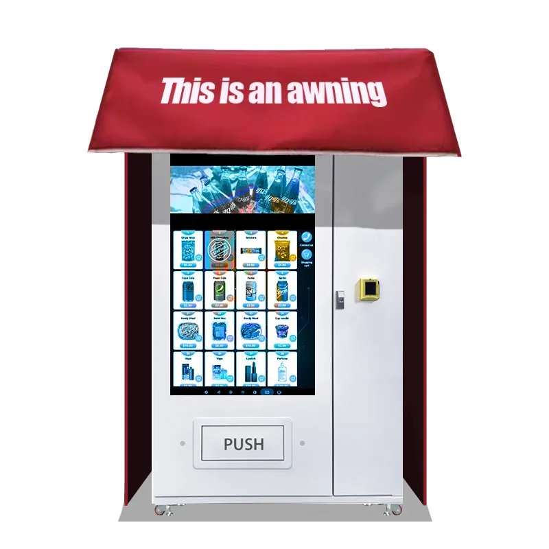 Smart Vending Machine For Foods And Drinks Touch Full Screen Vending Machine For Sale