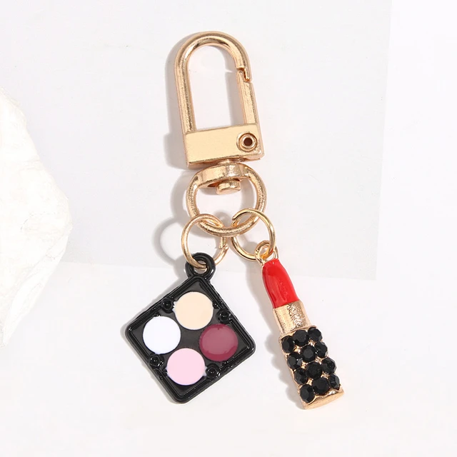 Girls Keychains Makeup, Keychain Eyeshadow, Lipstick Keychains