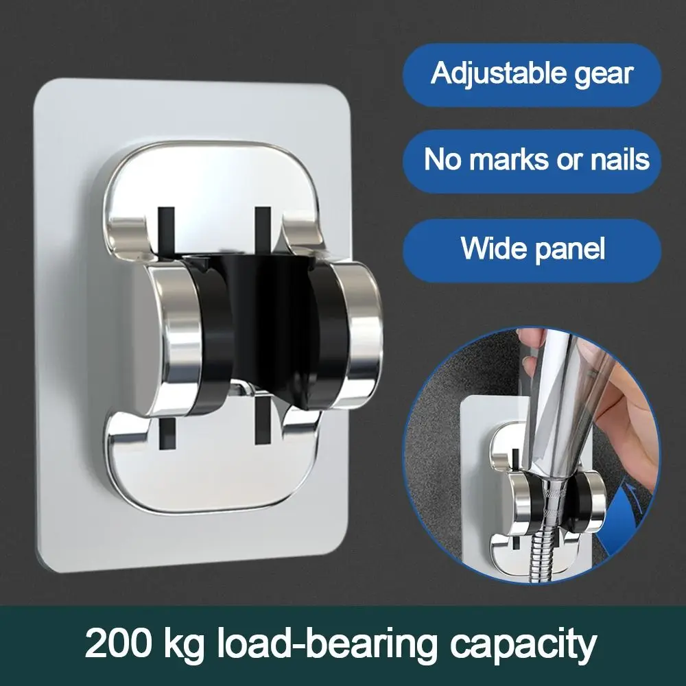 

Self-Adhesive Shower Head Holder Adjustable Wall Mounted Handheld Sprayer Support Showerhead Bracket Bathroom Accessories