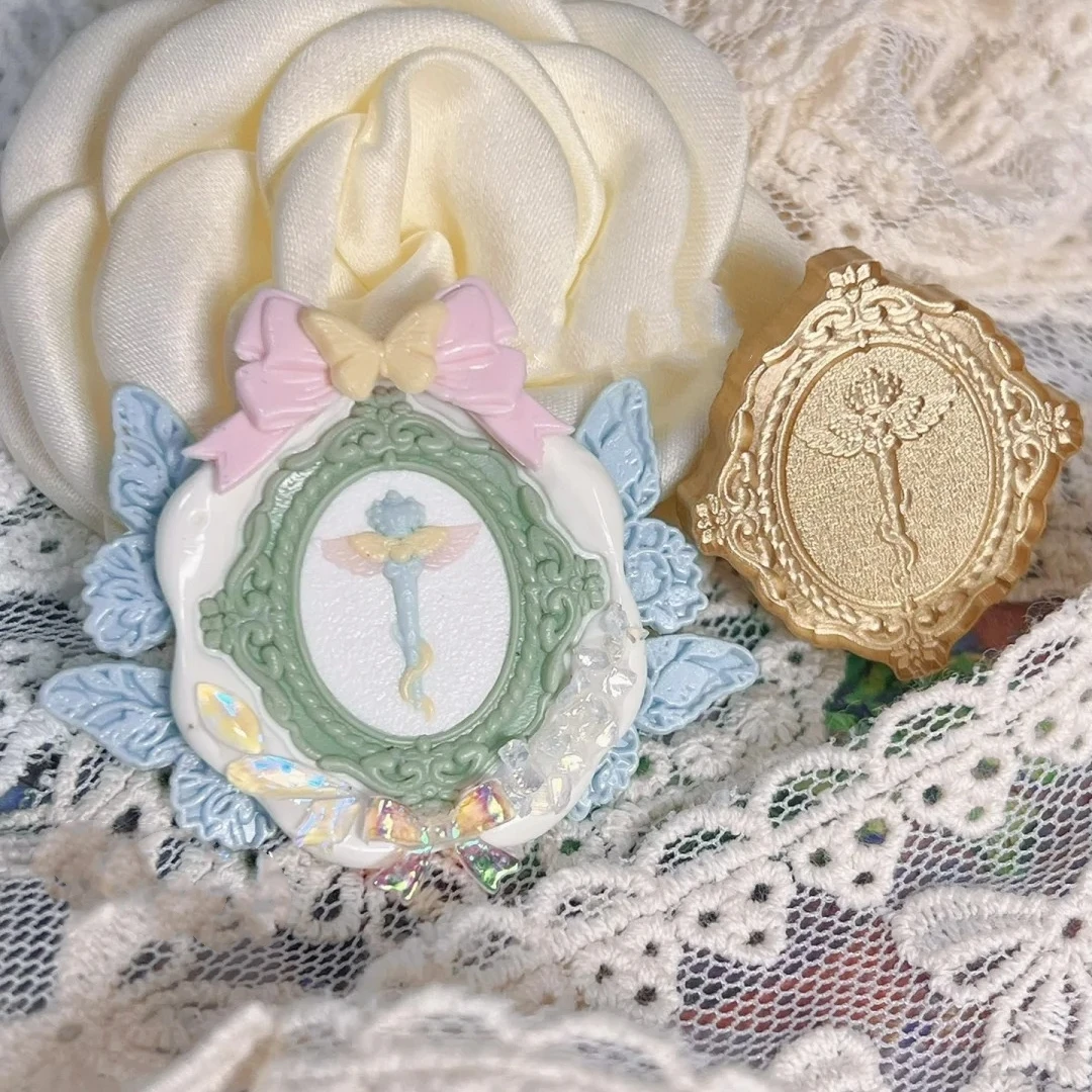 Fire Seal Cute Bear Afternoon Tea Series Seal Head Special Embossed Brass Head Diy Envelope Invitation Stamp Toy