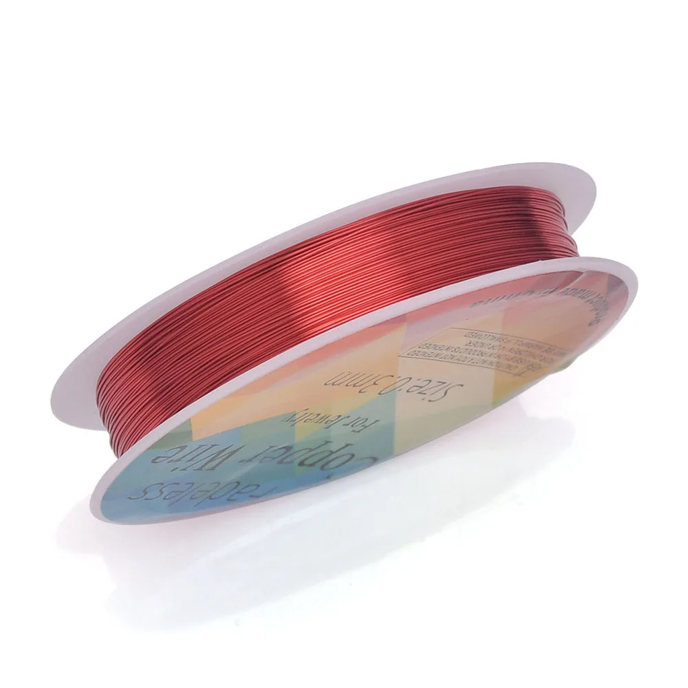 Vibrant Copper Jewelry Craft Wire - Versatile Sizes for DIY Bracelets & Necklaces