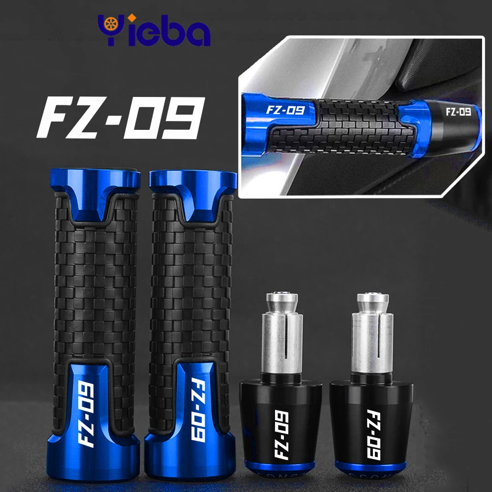 

7/8'' 22mm Handlebar Grips Ends Handle Bar Cap Grip End Plugs Motorcycle 2023 2022 FOR Yamaha FZ-09 FZ09 FZ 09 2014-2021 2020
