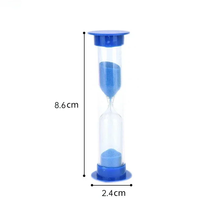 Sand Timer Liquid Hourglass Timer Colored Hourglass 6/1 Pcs/Set Hourglass 30S/1/2/3/5/10Minutes Sand Timer Sand Clock Desktop Ornament Watch Children Kids Gift Home Decoration