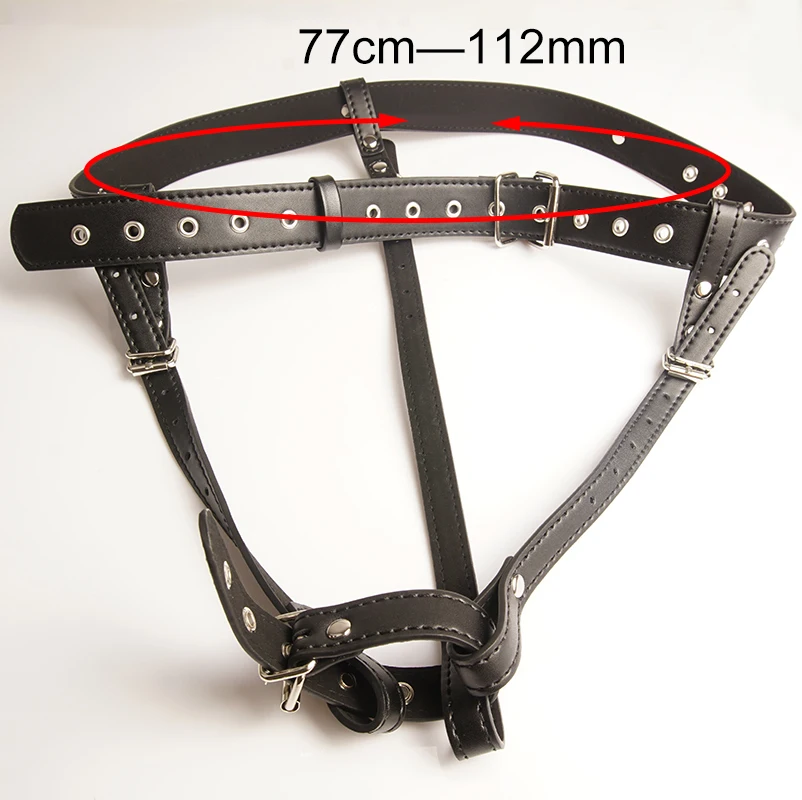 Sex Toys Leather Harness Massage Wand Belt Vibrator Restraint BDSM Pleasure Bondage Chastity Women