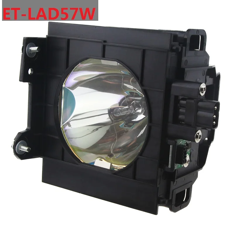

Replacement ET-LAD57 ET-LAD57W Projector Lamp for Panasonic PT-D5100 PT-D5700 PT-DW5100 Projector Bulb With Housing Accessories