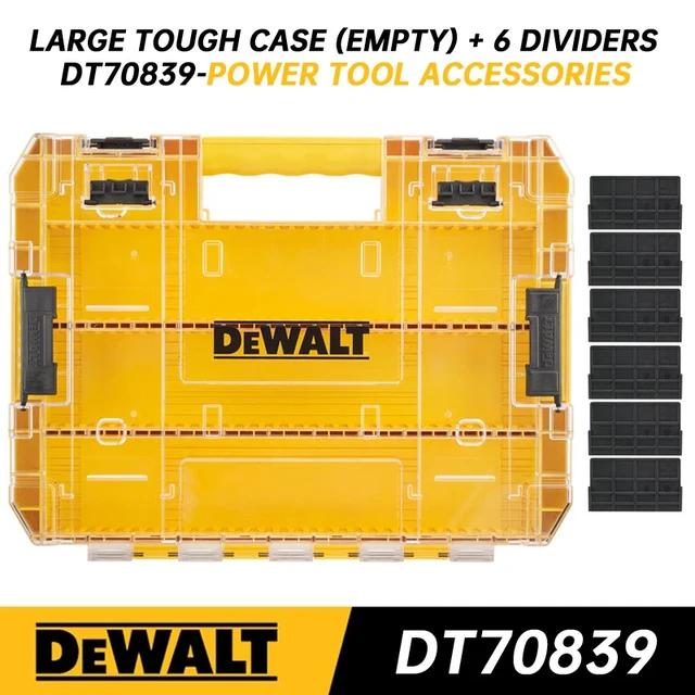 DEWALT DWST83344-1 TSTAK Tool Storage Organizer Long Handle Multifunctional  Storage Box Double Layer Portable Plastic Tool Case