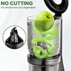 PUkomc Juicer Machines, Cold Press Juicer with 4.25'' Large Feed，Slow Masticating Machines Chute Fit Whole Vegetable And Fruit 2