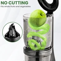 PUkomc Juicer Machines, Cold Press Juicer with 4.25'' Large Feed，Slow Masticating Machines Chute Fit Whole Vegetable And Fruit 2