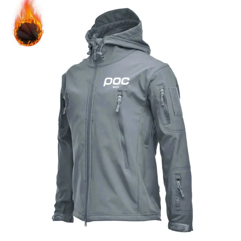 Waterproof Thermal Cycling Jacket Windbreaker Ski Coat Hiking Rain Camping Fishing Tactical Clothing Men&Women S-3XL MOTO POC