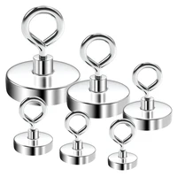 N52 Super Strong Neodymium Salvage แม่เหล็กตะขอตกปลาแม่เหล็ก Neodymium แม่เหล็ก Searcher แม่เหล็ก Neodymium ที่มีประสิทธิภาพสําหรับตกปลา 1