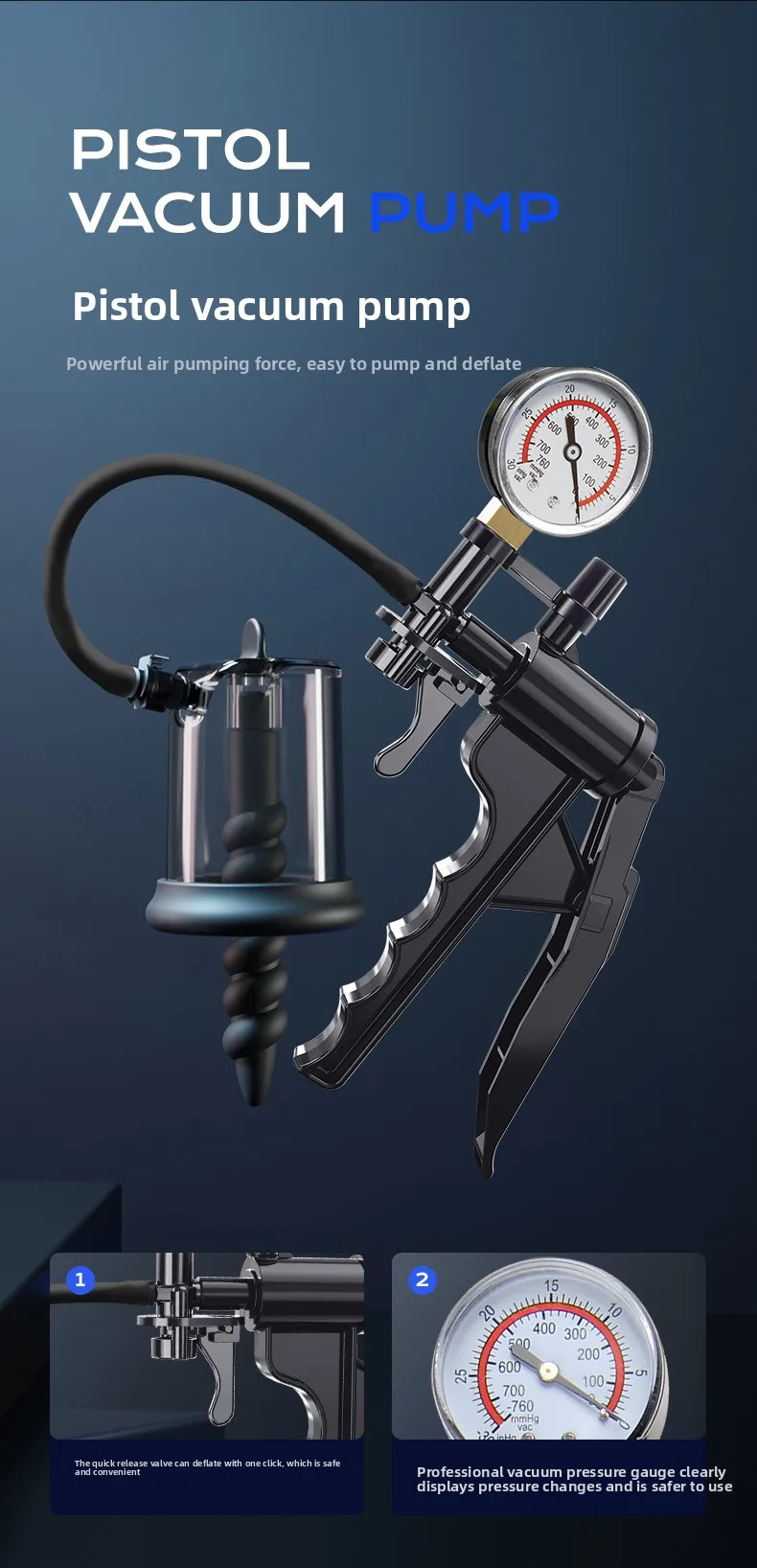 Comrade Sm Vacuum Negative Pressure Anal Stripper Anal Stopper Toy_voghion.com