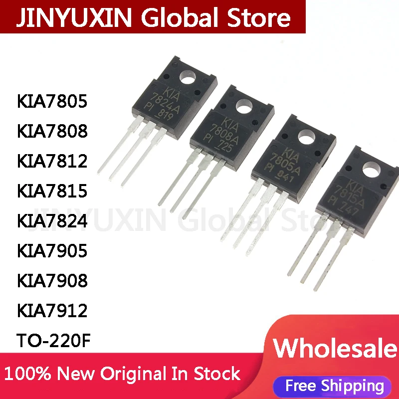 Kit Transistor Potenza 40 Pezzi – 12 Valori Assortiti (7805, 7812, LM317, Ecc.), Per Elettronica, Hobbisti E Riparazioni