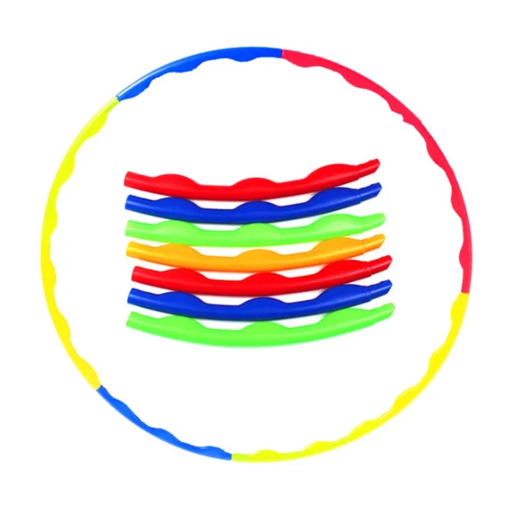 Factory Gymnastics Toys Fitness Sport Hoop Removable Plastic Hula Gym Hoop for Children