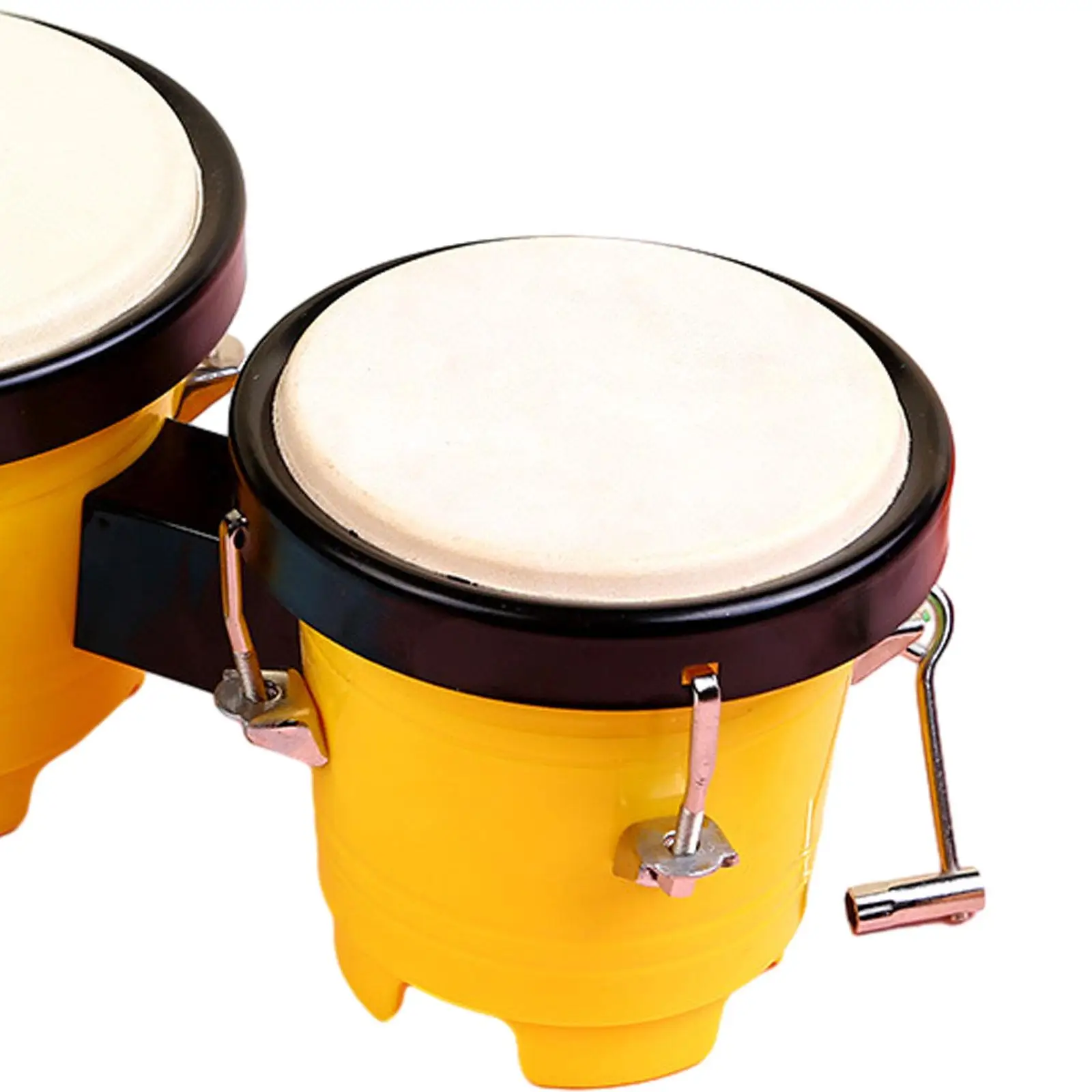 Professional Percussion Bongos Drum Set Tuning African Hand Drum Educational Music Instruments for Beginners Boys Girls Kids