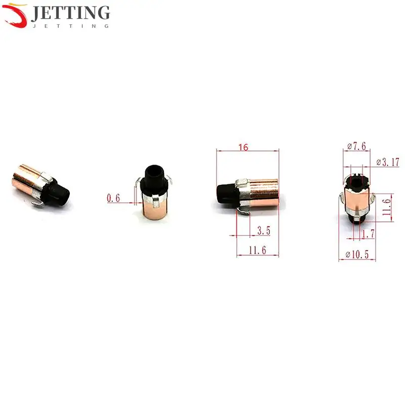 7.6*3.175**11.6(16)*3P 550 Teeth Copper Bars Electric Motor Commutator Electronic Accessories
